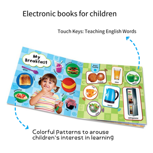 Livre parlant éducatif personnalisable à couverture rigide avec module sonore interactif pour enfants - Service d'impression OEM - Product Image 2