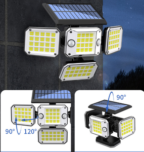 大功率明亮太阳能发光二极管运动传感器灯防水IP65新型家庭和花园户外照明 - Product Image 5