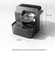 Meilleure vente transfrontalière : Distributeur d'eau pour chat à remplissage par le haut, avec réservoirs d'eau propre/salissée séparés, alimentation automatique sans fil pour animaux de compagnie