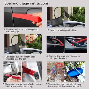 เครื่องมือฉุกเฉินสีแดงขนาด 59 นิ้วสำหรับซ่อมประตูโรงรถและรถบรรทุก - Product Image 4