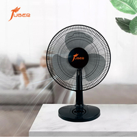 Ventilateur de table en métal multi-tailles (9, 12, 16 pouces) avec grille de protection diamantée, ventilateur de refroidissement de bureau pour expédition en conteneur, prix usine