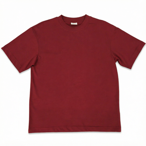 เสื้อยืดคุณภาพสูง ผ้าฝ้าย 100% 300gsm ทรงโอเวอร์ไซส์ สีพื้น เสื้อยืดรักษ์โลก ระบายอากาศได้ดี แขนสั้น รับสกรีนโลโก้ - Product Image 1