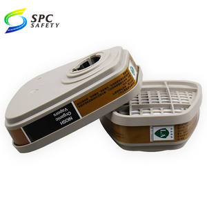 बदली पीला खिलाफ कार्बनिक वाष्प एसिड गैस श्वासयंत्र कारतूस फिल्टर के लिए पेशेवर श्वसन संरक्षण गैस मास्क - Product Image 2