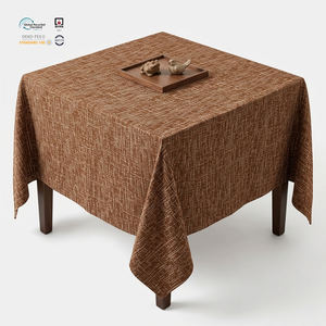Mantel Redondo Jacquard Negro de Alta Gama de 108 Pulgadas, Tela de Poliéster Resistente al Calor e Impermeable para Decoración de Eventos y Bodas de Lujo - Product Image 1