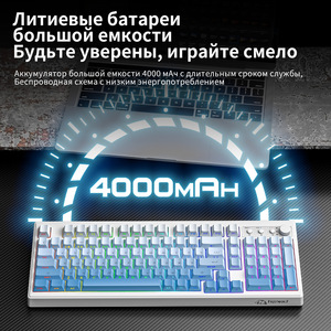 K100 Nga Ba-Chế Độ Im Lặng Bàn Phím Chơi Game Gradient Side Khắc RGB Chiếu Sáng Thích Hợp Cho PC Và Máy Tính Xách Tay Win/<span class=keywords><strong>Mac</strong></span> - Product Image 5