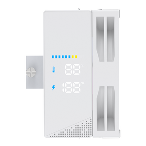 COOLLEO P50I DIG WH ARGB จอแสดงผลแบบทาวเวอร์เดี่ยว ชุดระบายความร้อนซีพียูแบบลม สำหรับคอมพิวเตอร์เล่นเกม LGA 115X <span class=keywords><strong>1200</strong></span> 1700 1851 / AMD <span class=keywords><strong>TDP</strong></span> 230W - Product Image 3