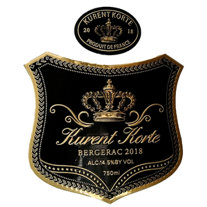 Tùy chỉnh 3D dập nổi kim loại nhãn dán 3D kim loại nhãn cho nước hoa chai bao bì kim loại nhãn 3D dập nổi - Product Image 5