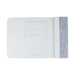 Alfombrilla de Ratón Multifuncional para Escritorio y Portátil, de Cuero, con <span class=keywords><strong>Cargador</strong></span> Inalámbrico Magnético de 15W para Teléfono y Auriculares, con Soporte y Funda para Portátil - Product Image 4