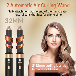 Bán Buôn Một Bước Tự Động Curling Nhỏ Gọn Máy Sấy Tóc Bàn Chải 6 Trong 1 Không Khí Tạo Kiểu Tóc Công Cụ Cho Du Lịch - Product Image 4