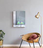 Miroir de salle de bain intelligent MIRROH.AI OEM/ODM, Android 11, Bluetooth, écran tactile, TV, écran HD 21,5 pouces, indice de protection IP65, pour hôtel, salon