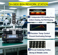 Nouvelle Station de Retravaillage BGA Automatique en Acier Inoxydable DH-5830 à Prix Abordable pour la Réparation de Cartes Mères PCB et de Puces IC d'Ordinateurs Portables et d'iPhone