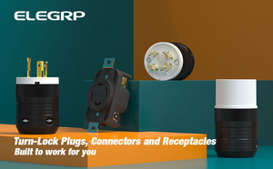 L6-20P נעילת תקע 3 חוט גנרטור 20 Amp Heavy Duty טוויסט נעילה מתאם טוויסט נעילת תקעים - Product Image 5