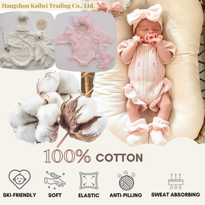 Combinaison sans manches personnalisée pour bébé fille, en tricot, avec volants tutu, pour l'annonce de naissance et les étapes importantes – Nouvelle collection <span class=keywords><strong>Divine</strong></span> - Product Image 5
