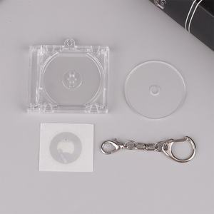 Acrylique Nfc Mini cd Porte-clés Couverture Souvenirs Boîtes À Bijoux Designer Sac Charmes Diy Blanc Musique Album Porte-clés Couverture En Gros - Product Image 4