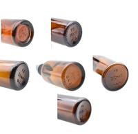 10ml20ml50ml100ml cosmétique soins de la peau huile capillaire claire verre huile essentielle flacon compte-gouttes avec couvercle pour huile de sérum