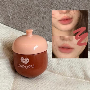 Petit brillant à lèvres en forme de pomme de pin, fini mat, velours mat, ne s'estompe pas facilement, abordable, pour étudiants, fête, <span class=keywords><strong>rouge</strong></span> à lèvres, <span class=keywords><strong>rouge</strong></span> à lèvres féminin - Product Image 2