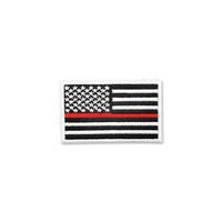 Patch brodé à boucle auto-agrippante drapeau américain en polyester, badge rectangulaire pour vêtements, sacs à dos, chapeaux, décoration DIY