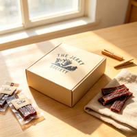 Boîte d'expédition en papier kraft écologique, pliable, boîte cadeau, emballage personnalisé avec logo, produit recyclable, boîte en carton