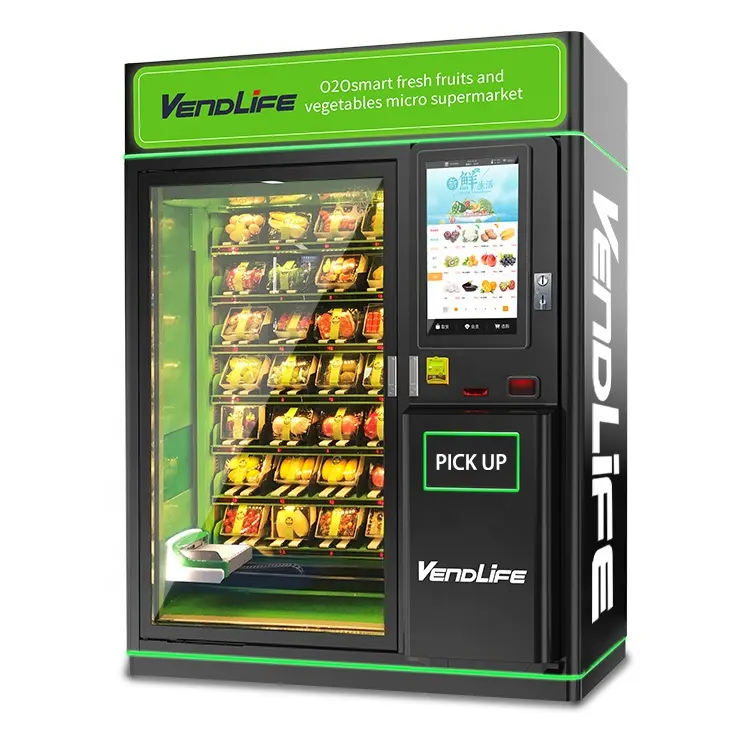 Kunden spezifisches Smart Fresh Food Auto Scale Modell Vendlife Verkaufs automat für den Zivildienst