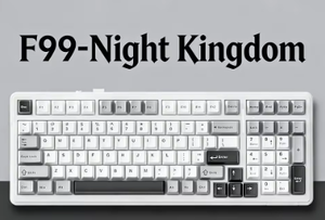 Teclado con Cable Aula F99, Nuevo Night Kingdom RGB Retroiluminado, USB Tipo-C, Programable, Mecánico, 99 Teclas, para PC, Juegos, Escritorio, Portátil, 2.4Ghz - Product Image 2