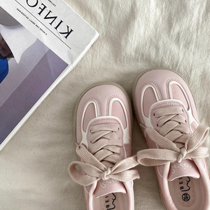 Zapatos Blancos de Suela Gruesa Estilo Hong Kong para Mujer, Otoño 2024, Nuevos, Versátiles, Chic, Estilo Zhongde, con Punta Redonda, C26 - Product Image 2