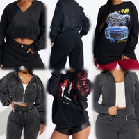 Lot de vêtements pour femmes en balles mixtes, vente en gros, surplus de stock, sweats à capuche, pulls et pulls en tricot d'hiver, assortiment varié