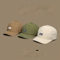 Gorra de Béisbol Americana Vintage de 5 Paneles con Visera Corta, Transpirable, Impermeable, de Secado Rápido, Delgada, para Exteriores, 100% Poliéster, Deportiva