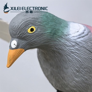 Richiamo Elettrico Girevole a Forma di Anatra in Legno Artificiale, Resistente, con Picchetto Regolabile, Ecologico, Attrattore per Uccelli da Caccia per Attrezzatura da Caccia - Product Image 4
