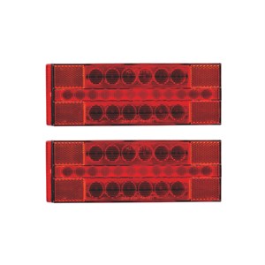 Kit d'éclairage LED 12V pour remorque, personnalisable avec <span class=keywords><strong>logo</strong></span>, homologué DOT SAE, étanche IP67, robuste, feu arrière, de frein et de stop - Product Image 2