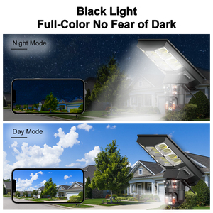 Leksell V380pro Buiten 20000 Mah Zonne-Energie Beveiligingscamera 'S Bewegingsdetectie Zonne-Energie Straatlantaarn Met Cctv-Camera 4G Wifi - Product Image 5