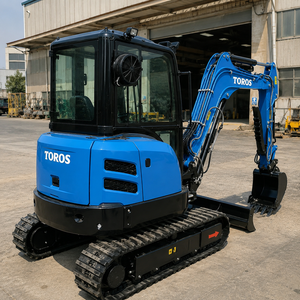 Offre Spéciale Mini-Excavatrice TOROS 1 Tonne 2 Tonnes 3,5 Tonnes CE EPA avec Moteur pour Travaux Routiers - Product Image 2