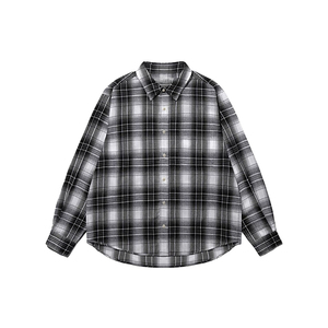 Camisas de Hombre a Cuadros de Alta Calidad, Multicolores, Manga Larga, con Botones, Cuello Camisero, Doble Bolsillo Delantero - Product Image 2
