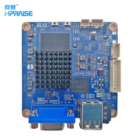 Carte mère RK3128 arm core, ordinateur VGA RS232 android linux, carte mère pour machine publicitaire