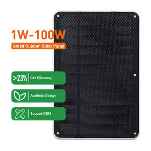 Panel Solar OEM de Forma Redonda, 1W 2W 3W 5W 10W 12W 15W 20W, Mono, 5V 6V 9V 12V 18V 24V, para Ventiladores - Product Image 2