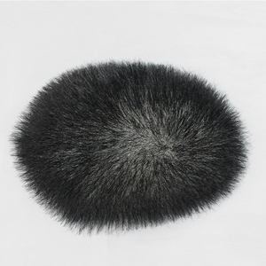 Protesi per Capelli da Uomo in Capelli Indiani 100% Veri, Toupet <span class=keywords><strong>di</strong></span> Ricambio Traspirante e Naturale con Base in Thin Skin - Product Image 4