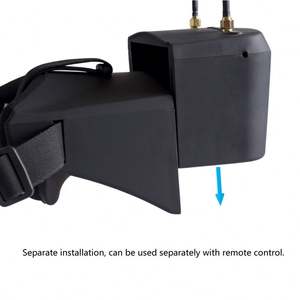 Cool Design <span class=keywords><strong>VR</strong></span> AR 5.8G FPV Lunettes EV800D DVR Verre Double Antenne <span class=keywords><strong>Casque</strong></span> Batterie Récepteur RC Racing <span class=keywords><strong>Drone</strong></span> UAV - Product Image 3