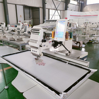 Grande machine à broder à 1 tête 1200x500mm Machine à broder numérique informatisée Dahao pour vêtements longs