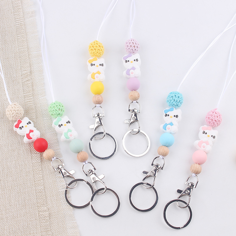 Wholesale Short Silicone Multi-Color Mobile Phone Lanyard Creative USB Flash Disk and Fan Silicone Wrist Strap Phone Charm Image 3