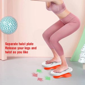 Yoga spor egzersizleri ekipman ayrı ayakta çift diskli bölünmüş bel büküm diski - Product Image 3