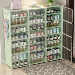 Estante de exhibición para zapatos, caja de almacenamiento diy de alta capacidad, con puerta transparente, color <span class=keywords><strong>verde</strong></span>, para el hogar, gran oferta - Product Image 4