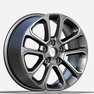 Mingyue 4X4 Off Road 18X8J 5X127 Llanta de rueda de coche de pasajero de plato profundo negro <span class=keywords><strong>para</strong></span> <span class=keywords><strong>Jeep</strong></span> Wrangler Trackhawk Summit Grand Cherokee - Product Image 6