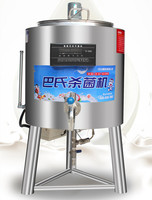 Alat Sterilisasi Susu Otomatis Penuh, Kontrol Temperatur Cerdas Mesin Pasteurisasi 50L