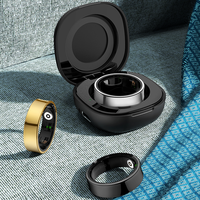 Anillo Inteligente Smarto R09 para el Cuidado de la Salud, Monitor de Ritmo Cardíaco, Anillo Inteligente de Acero con Control por Aplicación, Anillo Inteligente Android, MOQ100, OEM, ODM