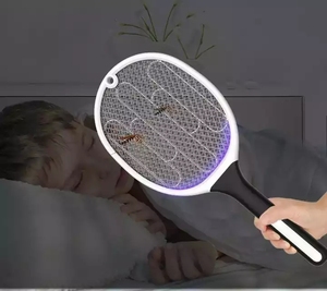 Cho dayoung Có Thể Sạc Lại Điện Muỗi Vợt Rắn Muỗi Killer Vỉ Đập Cho Nhà Hàng - Product Image 1