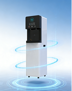 Distributeur d'eau froide vertical en plastique à osmose inverse OEM pour usage commercial, bureautique et domestique, avec filtre triple température - Product Image 1