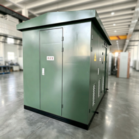 Subestación Compacta en Caja de 500kVA con Certificación CE ZHUOLI para Transmisión de Energía Eléctrica, IP54, Modelo Híbrido Personalizado de Doble Capa con Bloqueo