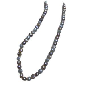 Perles d'eau douce baroques Keshi en gros, 6-7 mm, couleur bonbon, or, double face, légères, naturelles, matériaux faits à la main pour le bricolage - Product Image 5