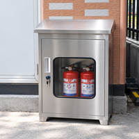 Armoire d'équipement d'urgence en acier inoxydable pour la sécurité incendie, armoire de rangement pour matériel de lutte contre les incendies, fabrication sur mesure OEM