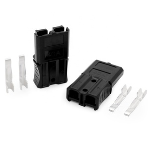 2 Pin 600 В 40A корпус из красной меди, серебристый разъем батареи для солнечной энергетической системы, быстрая зарядка - Product Image 3