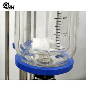 Небольшой химический реактор 5l стеклянный реактор с рубашкой - Product Image 6